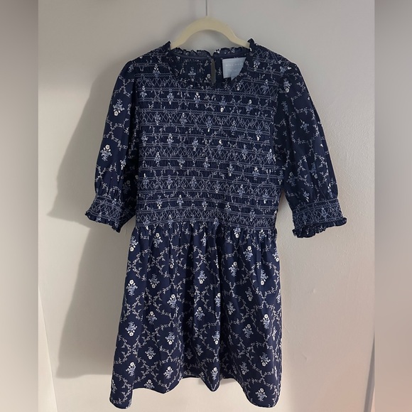 Hill House Vivi Nap Dress in Blue Trellis Large - Picture 4 of 6